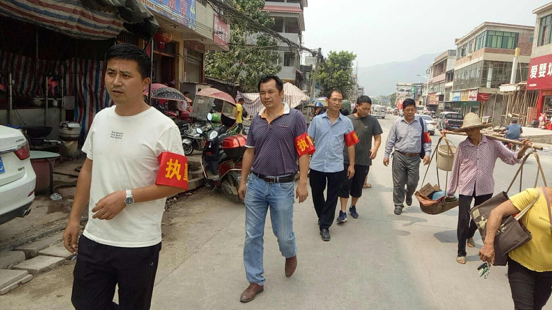 粗石江镇马路市场整治_图片新闻_江永粗石江镇